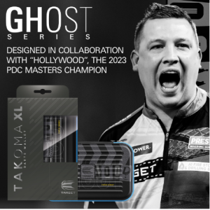 Étui à fléchettes Takoma XL Ghost Series Chris Dobey
