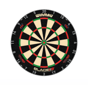 Cible de fléchettes Winmau Blade 6 Triple Core en acier