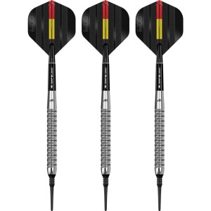 Fléchettes Mission Mike De Decker - Pointe souple - Laiton - Aspect tungstène - 18 g