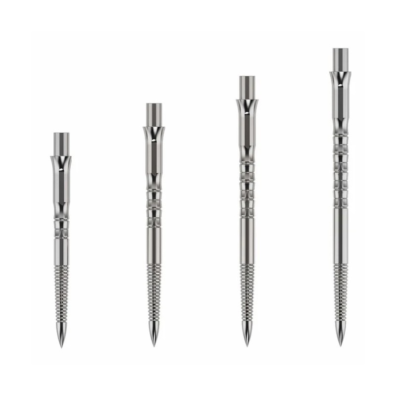 Caliburn Replaceable Dart Points - Bamboo - Silver