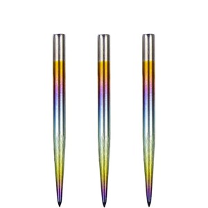 Pointes de fléchettes Bulls Rainbow - Pointe en acier - Lisse