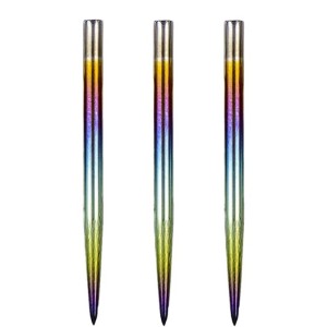 Pointes de fléchettes Bulls Rainbow - Pointe en acier - Lisse