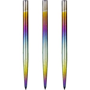 Pointes de fléchettes Bulls Rainbow - Pointe en acier - Lisse
