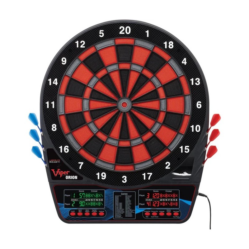 Cible de fléchettes électronique Viper Orion - Spider ultra-mince - Professionnelle