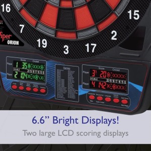 Cible de fléchettes électronique Viper Orion - Spider ultra-mince - Professionnelle