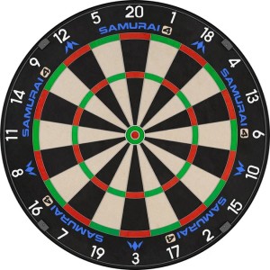 Cible de fléchettes Mission Samurai 4 - Professionnelle - Fil de couteau - Araignée blanche