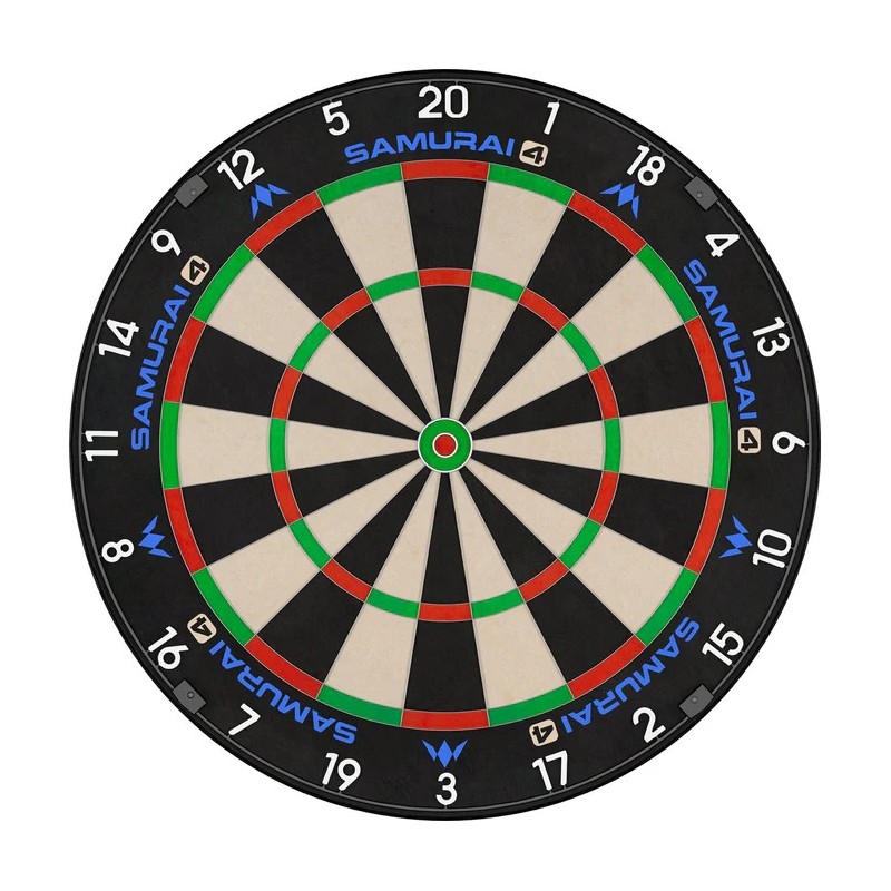 Cible de fléchettes Mission Samurai 4 - Professionnelle - Fil de couteau - Araignée blanche