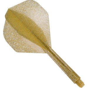 Ailettes de fléchettes Condor - Zero Stress - Standard - Paillettes - Or