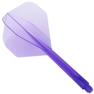Ailettes Condor Dart Flights - Zero Stress - Standard - Violet transparent