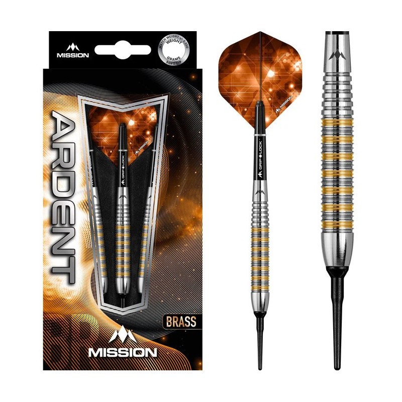 Fléchettes Mission Ardent - Pointes souples en laiton - M2 - Poignée à anneau avant