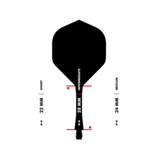 Système d'arbre de vol Winmau Fusion Standard Blanc