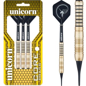 Fléchettes Unicorn Core en tungstène - Pointe souple - Corps droit  18gr