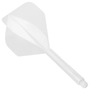 Ailettes Condor Dart Flights - Zero Stress - Standard - Transparentes  long