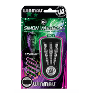 Fléchettes en acier à poignée atomisée Winmau Simon Whitlock  22grs