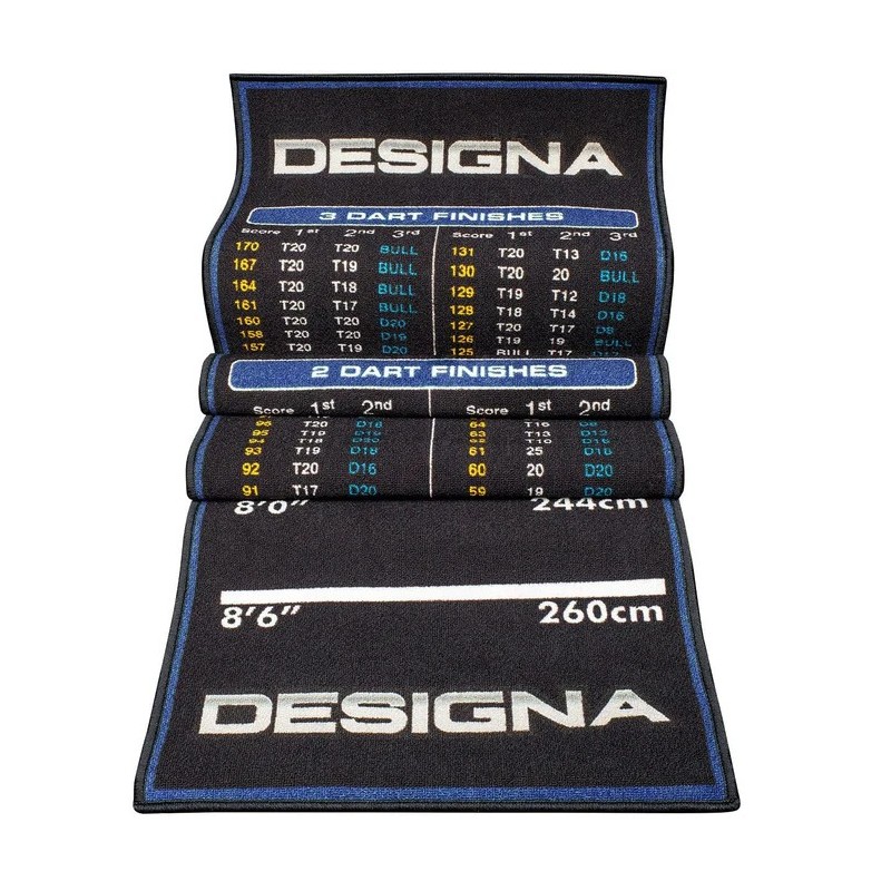 Tapis Flechettes Designa - Dos antidérapant - 290 cm x 60 cm