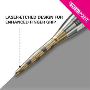 Pointes de fléchettes Target Swiss Storm Onyx Point - Or