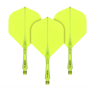 Système d'arbre de vol Winmau Fusion Standard Jaune