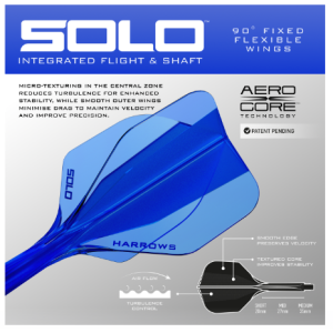 Système d'arbre de transmission Harrows Solo No6 - Bleu