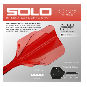 Système de flèche Harrows Solo No6 - Rouge