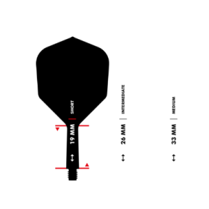 Système de vol standard Target K-Flex Luke Littler Black No2
