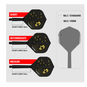 Volants standard Target K-Flex Bolide n°2