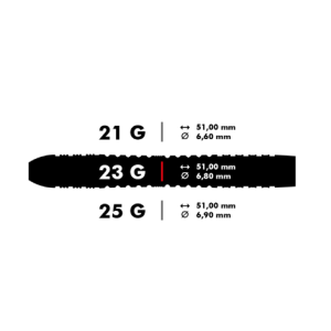 Fléchettes en acier Target Bolide Void 04 Swiss Point