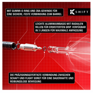 Ailettes standard Target K-Shift n° 2 - Blanches