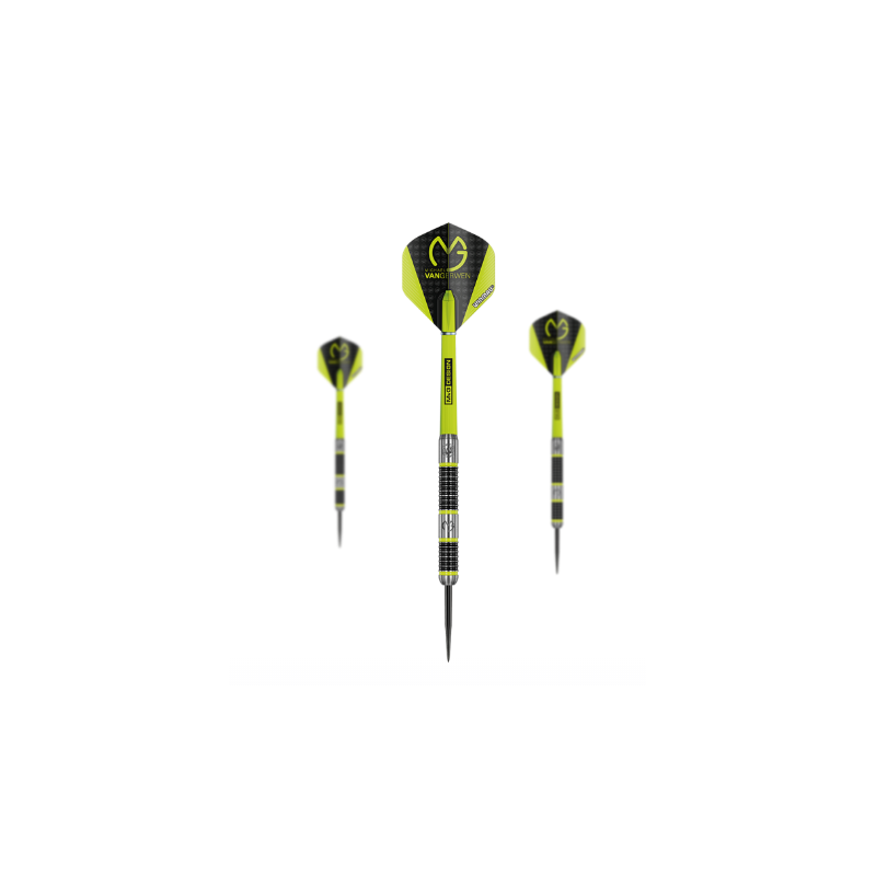 Fléchettes en acier Winmau Michael Van Gerwen MvG Aspire 24g