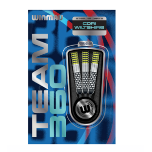 Fléchettes en acier Winmau Team 360 Cori Wiltshire - 24 g