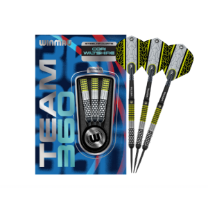Fléchettes en acier Winmau Team 360 Cori Wiltshire - 24 g